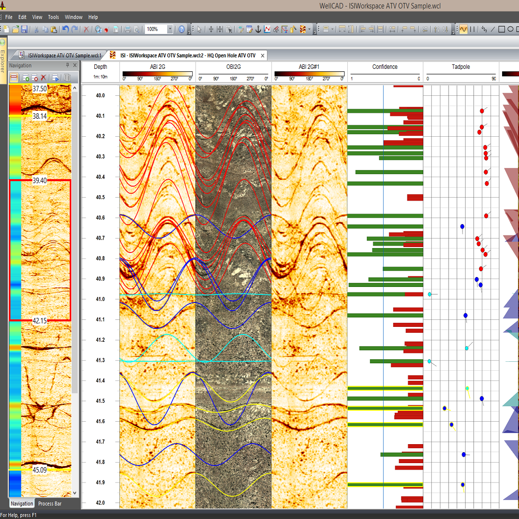 Corecad Image & Structure Interpretation (ISI) – WellCAD by ALT